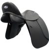 Black Hand Made Bespoke Leather Dressage Jumping Eventing Horse Saddle