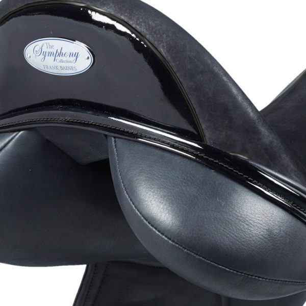 Black Hand Made Bespoke Leather Dressage Jumping Eventing Horse Saddle