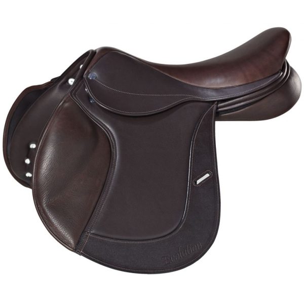 Brown Hand Made Bespoke Leather Dressage Jumping Eventing Horse Saddle