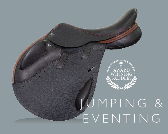 Frank Baines Hand Made Leather Equestrian Jumping Saddle