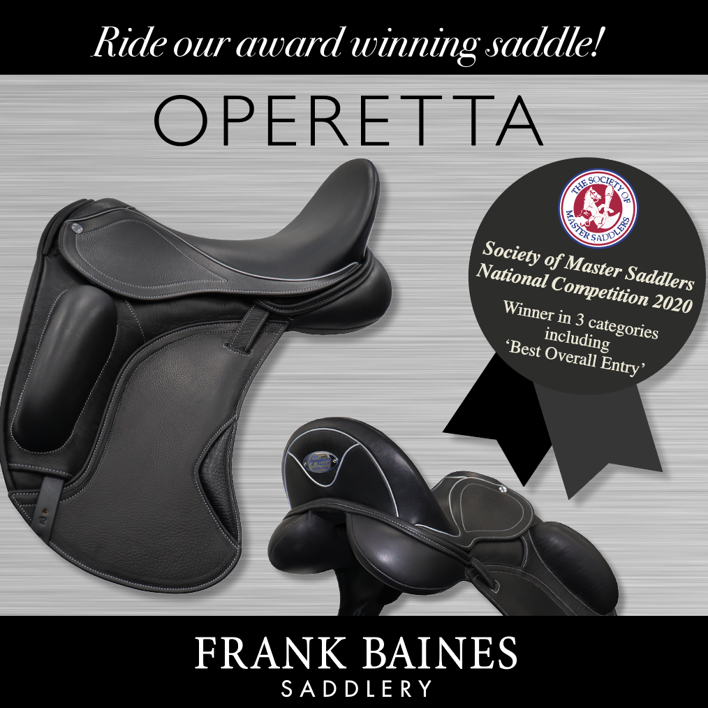 Our awards Operetta Dressage Equestrian Saddle 2020 Society of Master Saddlers National Competition Award