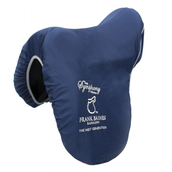 Frank Baines Dressage Saddle Navy Blue Cover