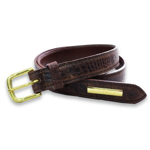 Matt nut Mock Croc Belt