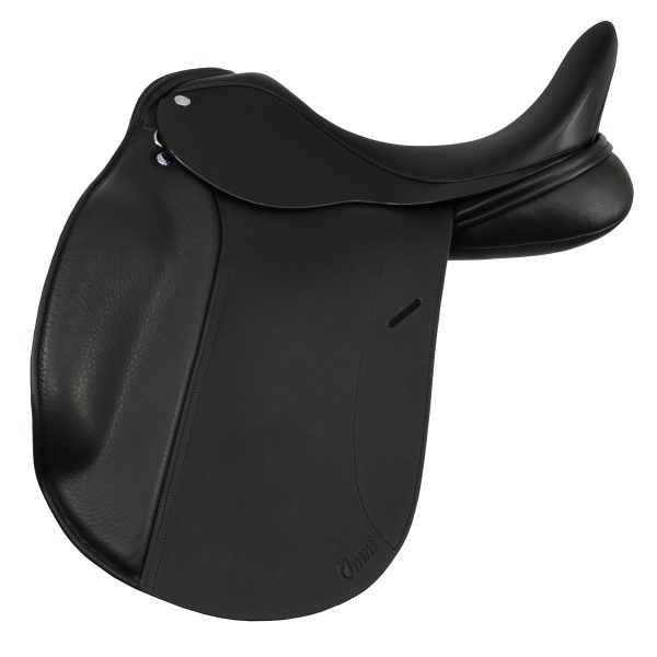 Black Hand Made Bespoke Leather Dressage Jumping Eventing Horse Saddle