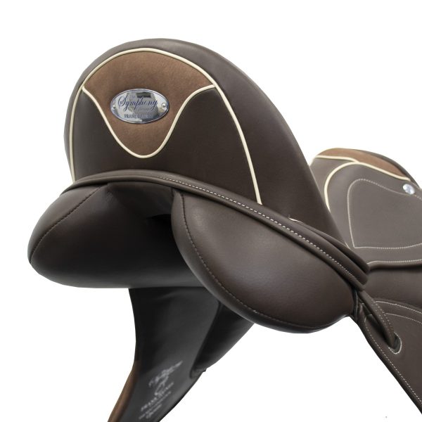 Brown Hand Made Bespoke Leather Dressage Jumping Eventing Horse Saddle