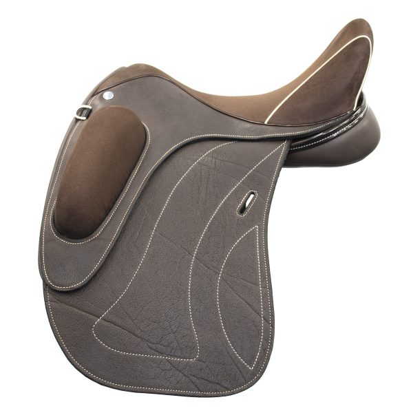 Brown Hand Made Bespoke Leather Dressage Jumping Eventing Horse Saddle