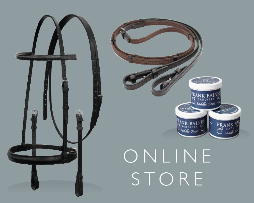 Frank Baines Hand Made Leather Bridle. Accessories. Girths and Stirrup Leathers. Leather Balsam  