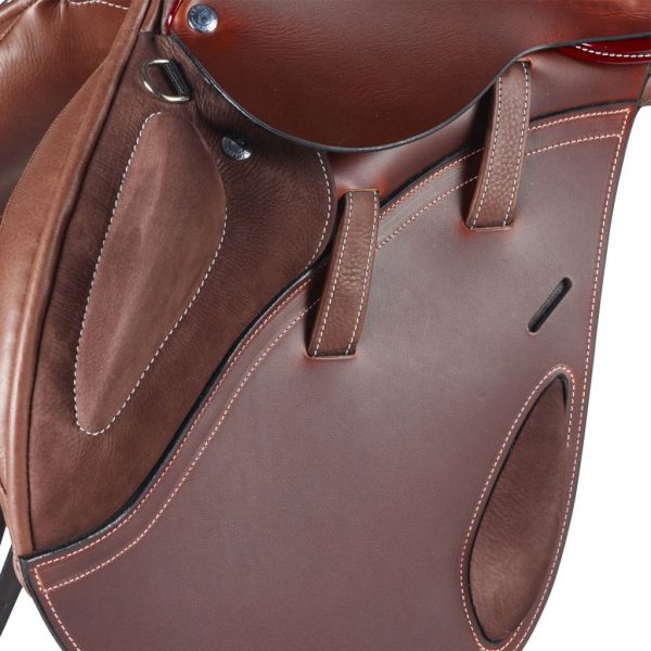 Brown Hand Made Bespoke Leather Dressage Jumping Eventing Horse Saddle