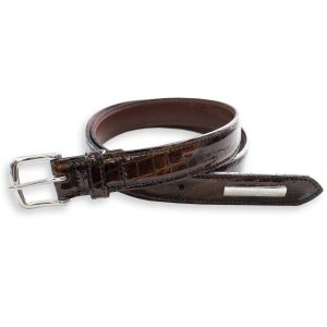 Whisky Mock Croc Mens Belt