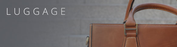 hand made leather bespoke luggage bag
