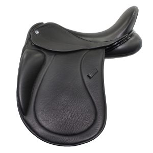 Black Hand Made Bespoke Leather Dressage Jumping Eventing Horse Saddle